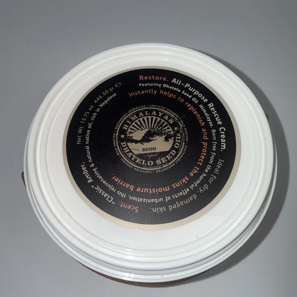 Tweak'd by Nature All Purpose Rescue Cream Classic Restore Amber Vanilla TUB